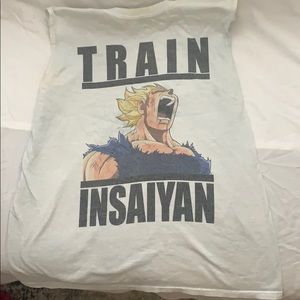 Vintage cutoff dragon ball z t shirt size M